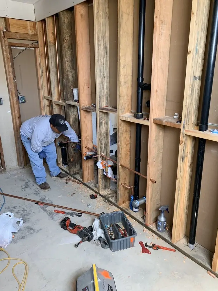 Commercial rough-in plumbing for Water Heater Replacement in Massena